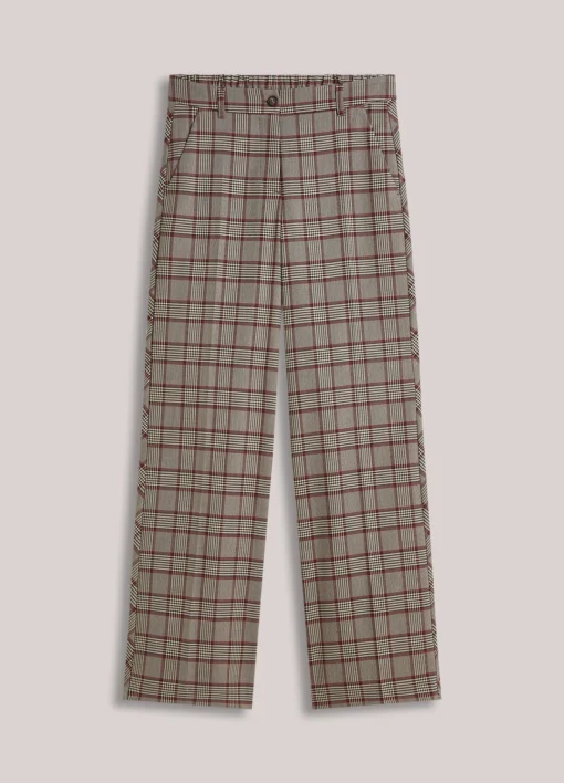Alternative view of Summum W26 4s3040 Trousers check burgundy multicolour