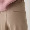 Summum W26 4s3047 Trouseres wide leg will melange light taupe - Afbeelding 3