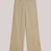 Summum W26 4s3047 Trouseres wide leg will melange light taupe - Afbeelding 2