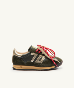 Back70 Jogger FW26-N101 spongy nappa forest/gold