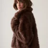 Summum W26 1s1320 Jacket soft faux fur dark chocolate - Afbeelding 4