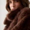 Summum W26 1s1320 Jacket soft faux fur dark chocolate - Afbeelding 3