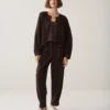 Summum W26 1s1326 Jacket punto milano dark chocolate
