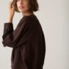 Summum W26 1s1326 Jacket punto milano dark chocolate - Afbeelding 5