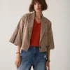 Summum W26 1s1331 Blazer check goji berry multicolour - Afbeelding 7