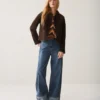 Summum W26 1s1335 Jacket suede dark chocolate