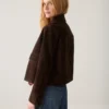 Summum W26 1s1335 Jacket suede dark chocolate - Afbeelding 6