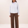 By-Bar W26 lise chambray blouse light blue