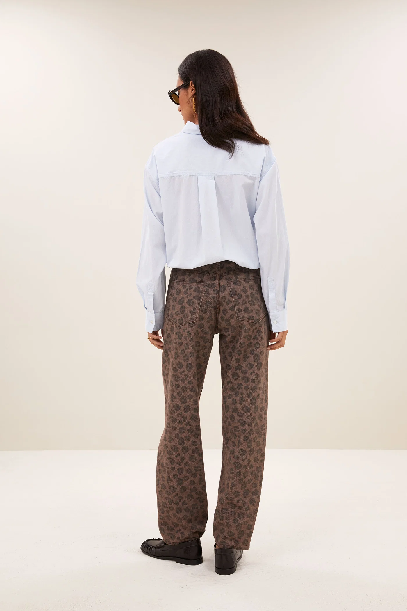 By-Bar W26 lise chambray blouse light blue - Afbeelding 4