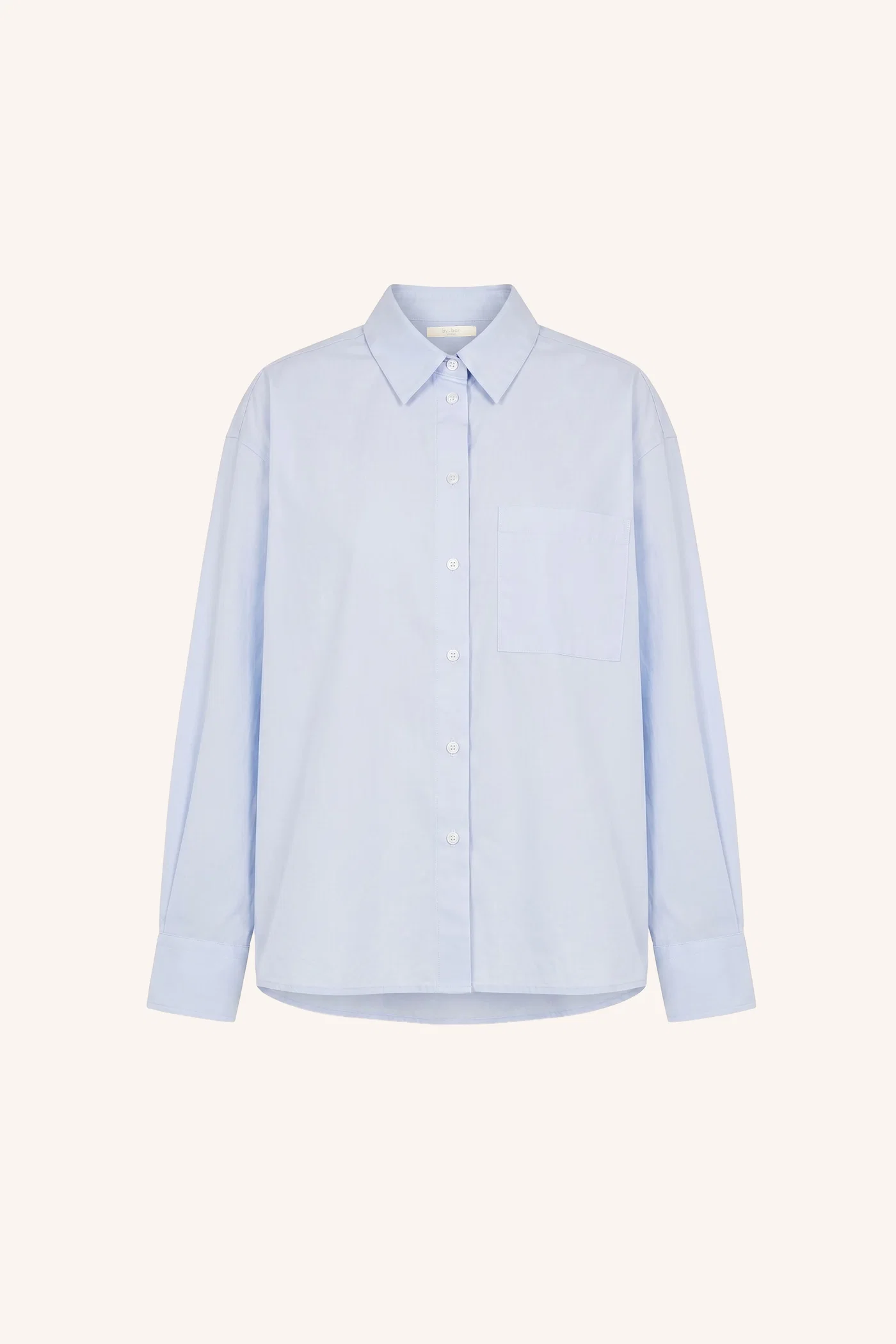 By-Bar W26 lise chambray blouse light blue - Afbeelding 2