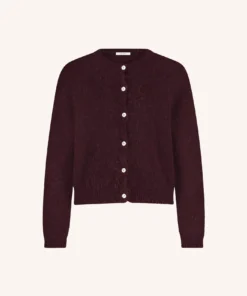 Alternative view of By-Bar W26 cleo cardigan deep wine