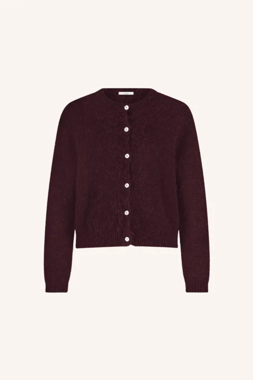 Alternative view of By-Bar W26 cleo cardigan deep wine
