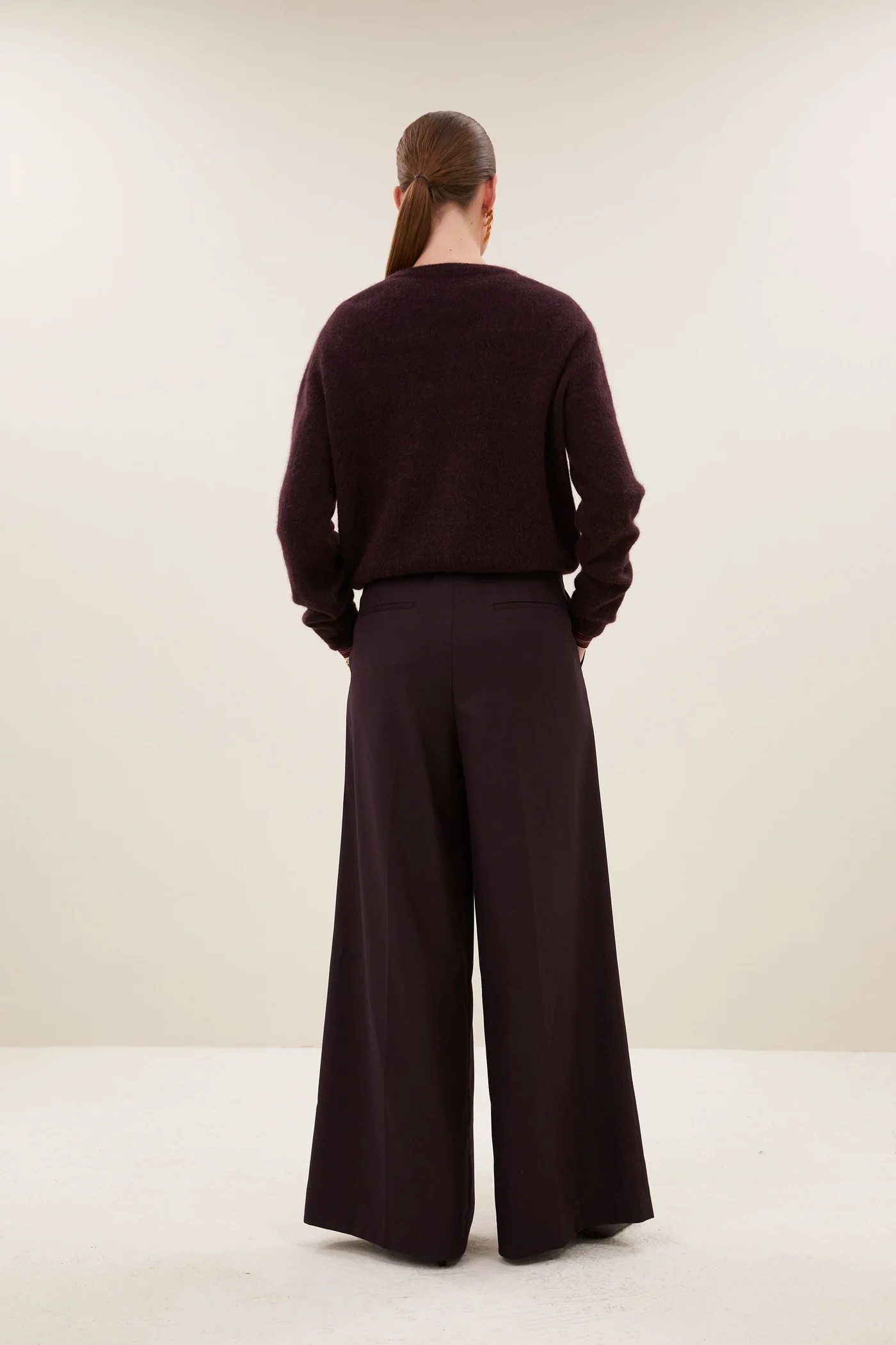 By-Bar W26 cleo cardigan deep wine - Afbeelding 3