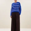 By-Bar W26 vide stripe pullover off white stripe