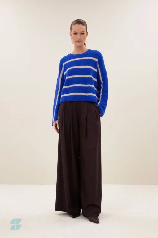 By-Bar W26 vide stripe pullover off white stripe