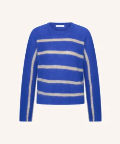 Alternative view of By-Bar W26 vide stripe pullover off white stripe