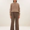 By-Bar W26 benji melange pants biscuit melee