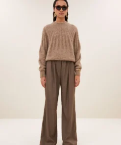 By-Bar W26 benji melange pants biscuit melee