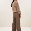 By-Bar W26 benji melange pants biscuit melee - Afbeelding 4