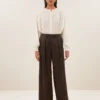 By-Bar W26 lodi metallic pants bronze - Afbeelding 3