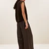 By-Bar W26 lodi metallic pants bronze - Afbeelding 5