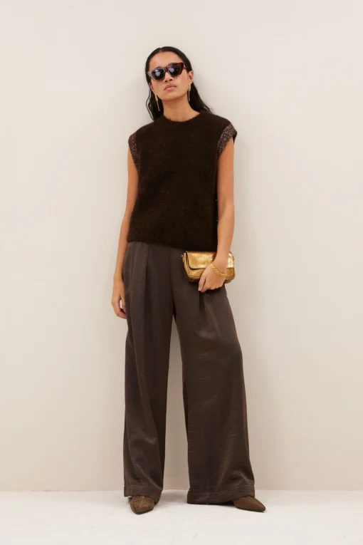 By-Bar W26 lodi metallic pants bronze