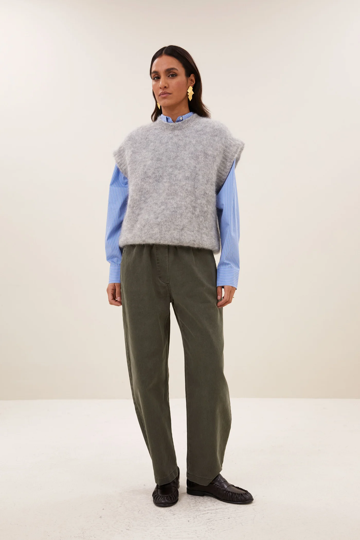 By-Bar W26 davi pants olive - Afbeelding 4