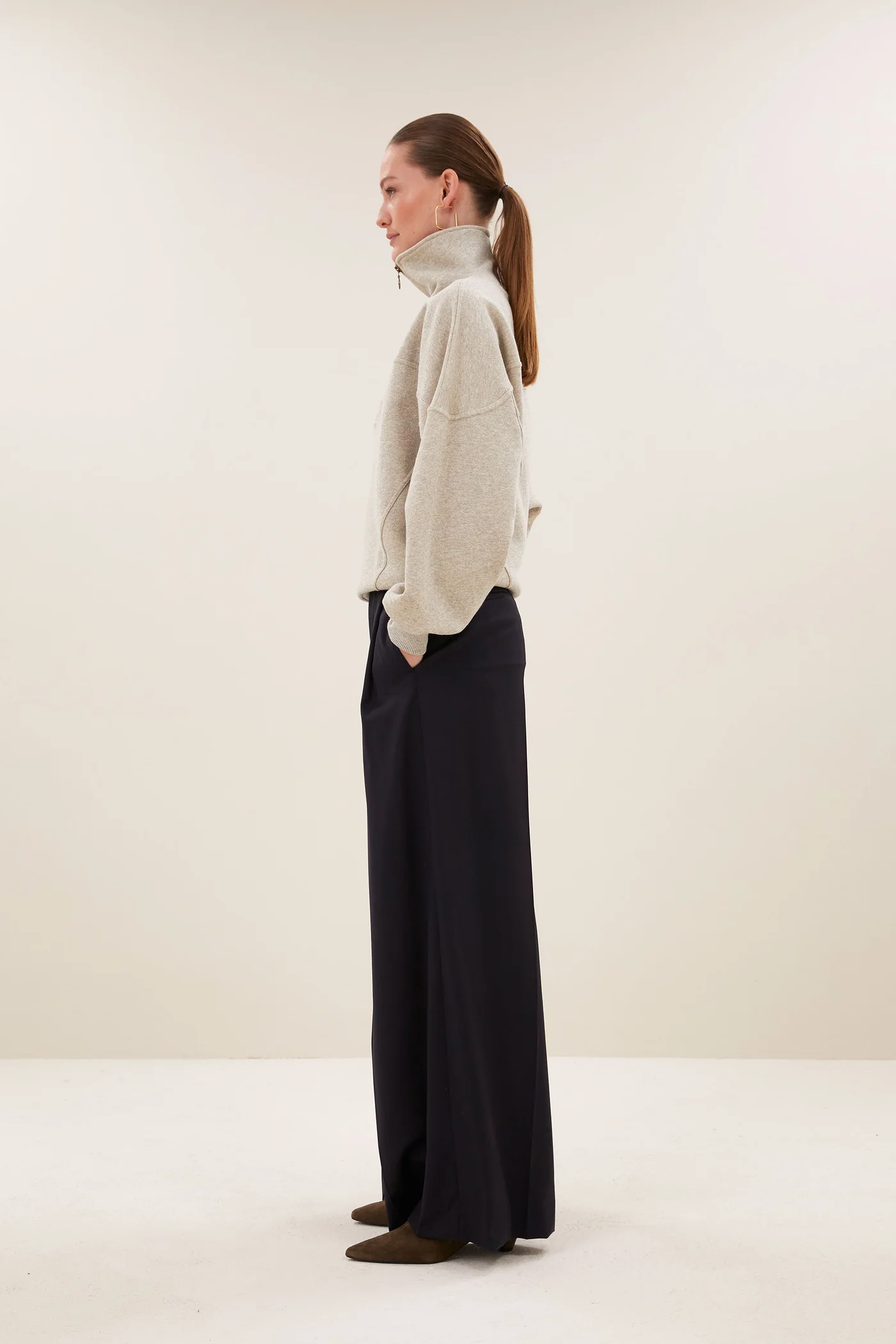 By-Bar W26 roos sparkle sweater gold - Afbeelding 4