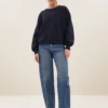 By-Bar W26 lili sparkle sweater midnight