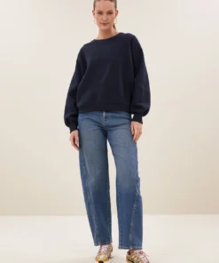 By-Bar W26 lili sparkle sweater midnight