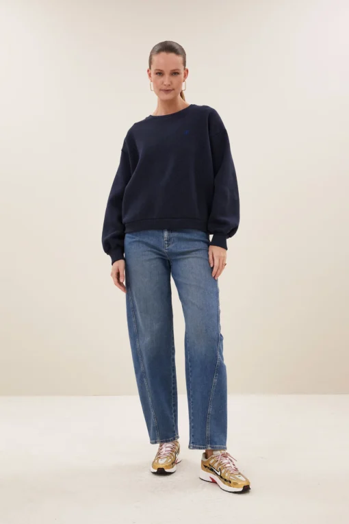 By-Bar W26 lili sparkle sweater midnight