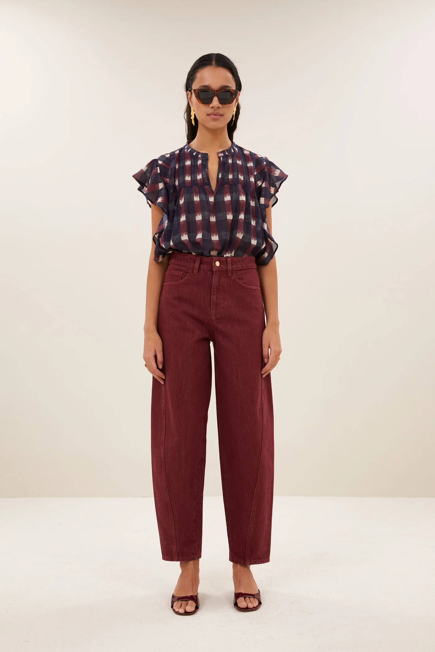By-Bar W26 Begum wine jeans