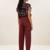 By-Bar W26 Begum wine jeans - Afbeelding 6