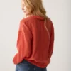 Summum W26 2s3528 Top v-neck lyocell blend goji berry - Afbeelding 5