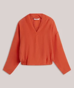 Alternative view of Summum W26 2s3528 Top v-neck lyocell blend goji berry