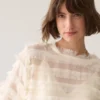 Summum W26 2s3586 Top fringe stripe ivory - Afbeelding 5