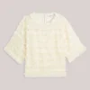 Summum W26 2s3586 Top fringe stripe ivory - Afbeelding 2