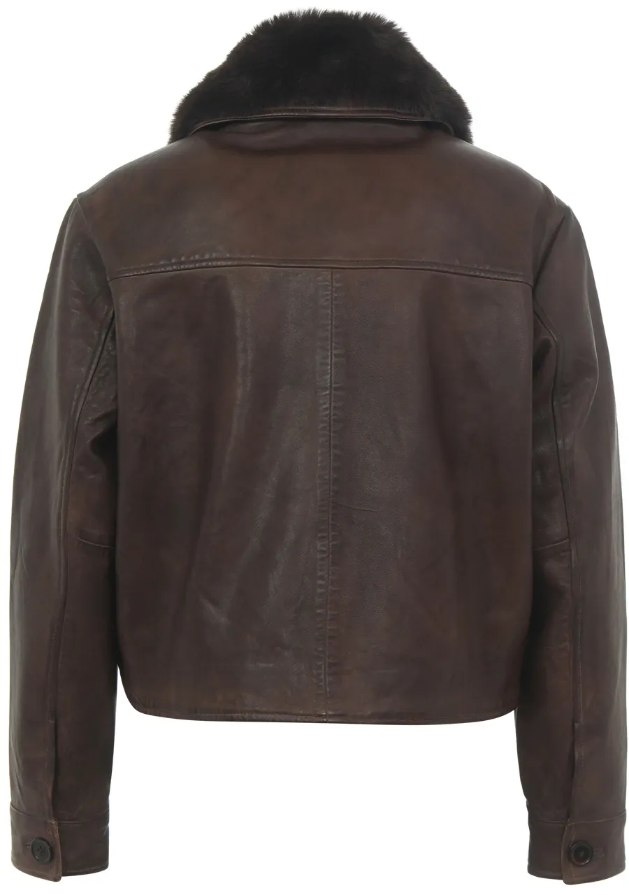 JcSophie W26 Pure jacket antique brown - Afbeelding 2