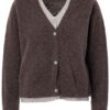 JcSophie W26 Pernille cardigan dark brown/grey