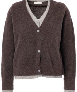 JcSophie W26 Pernille cardigan dark brown/grey