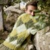 JcSophie W26 Phil sweater lime argyle - Afbeelding 3