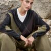 JcSophie W26 Philippa sweater grey/olive argyle - Afbeelding 4