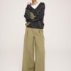 JcSophie W26 Philippa sweater grey/olive argyle - Afbeelding 3