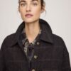 JcSophie W26 Parole blouse blue/sand check - Afbeelding 2