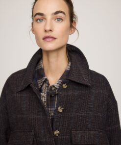 Alternative view of JcSophie W26  Parole blouse blue/sand check