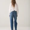 Summum W26 4s2740 Tapered jeans soft the twill dark blue denim - Afbeelding 5