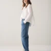 Summum W26 4s2740 Tapered jeans soft the twill dark blue denim - Afbeelding 3