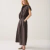 Summum W26 6s1348 Skirt taft light dark chocolate