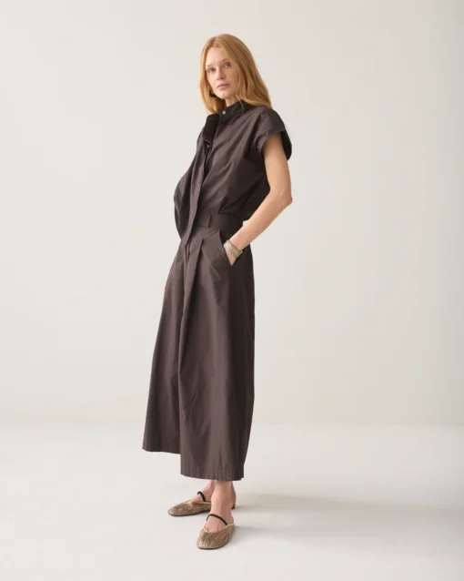 Summum W26 6s1348 Skirt taft light dark chocolate