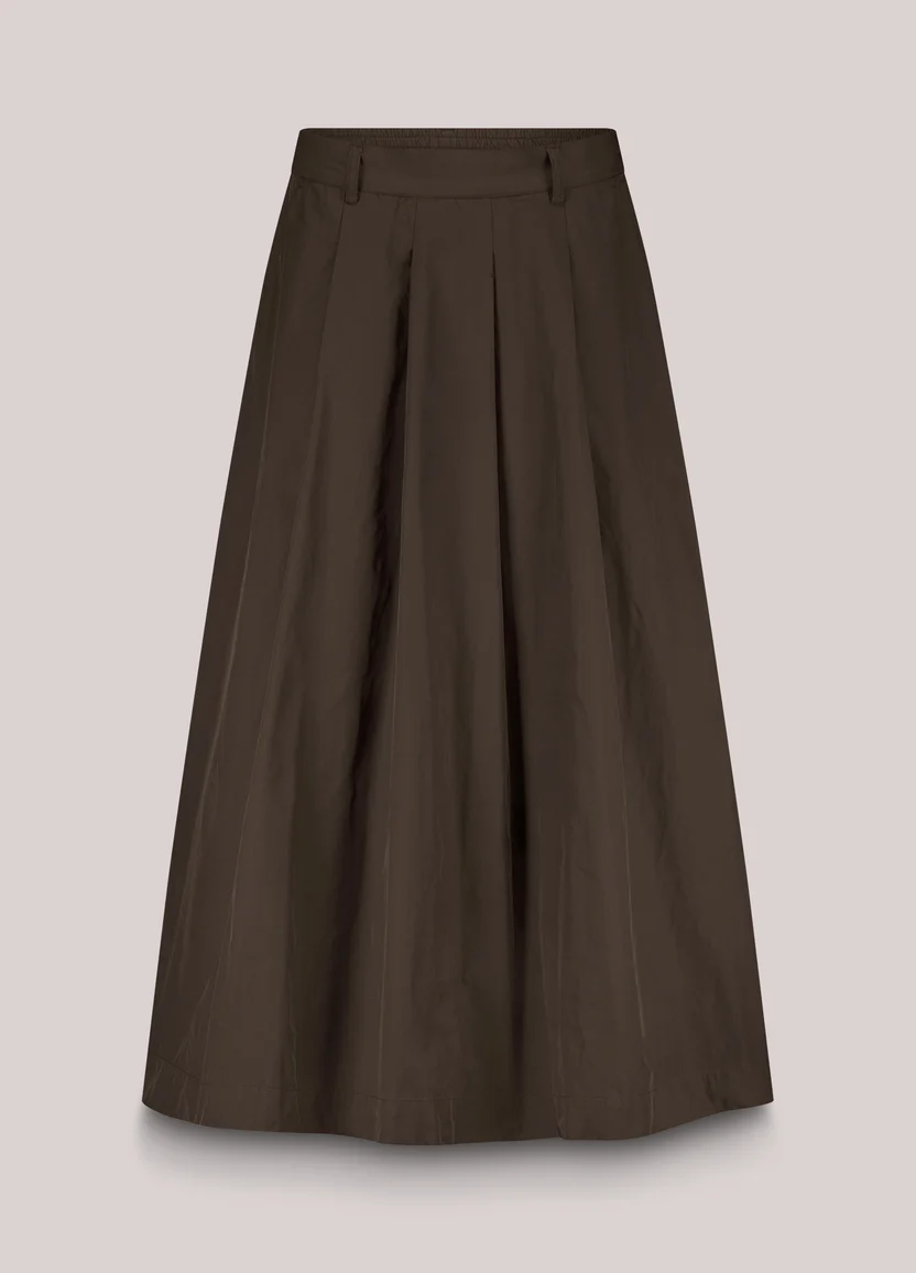 Summum W26 6s1348 Skirt taft light dark chocolate - Afbeelding 2